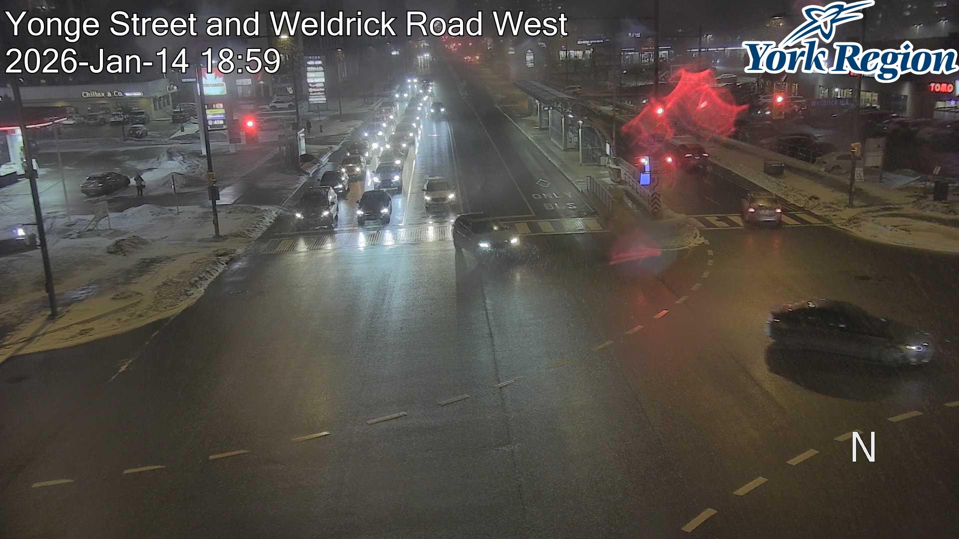 Yonge Street at Weldrick Road