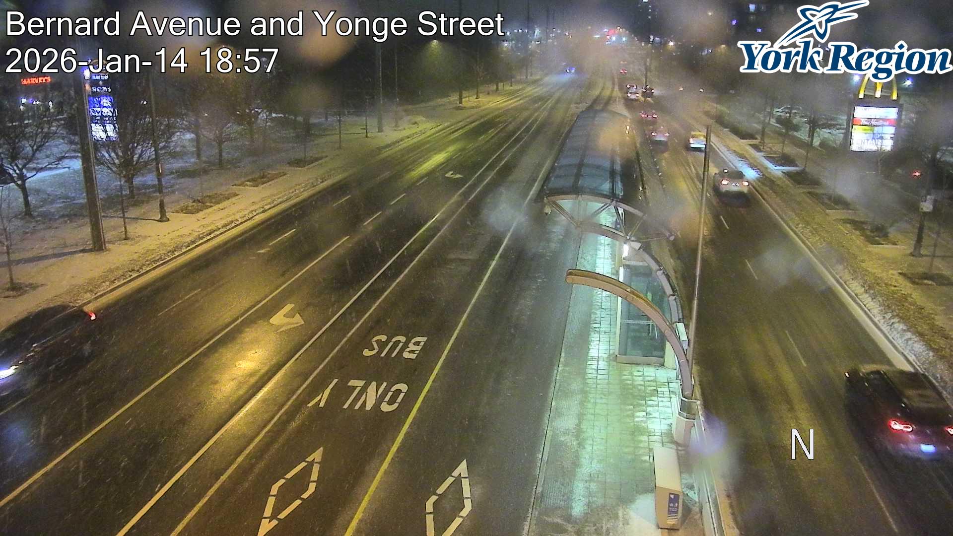 Yonge Street at Bernard Avenue/Canyon Hill Avenue