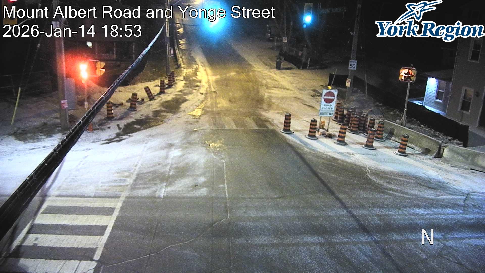 Mount Albert Road at Yonge Street/Queen Street