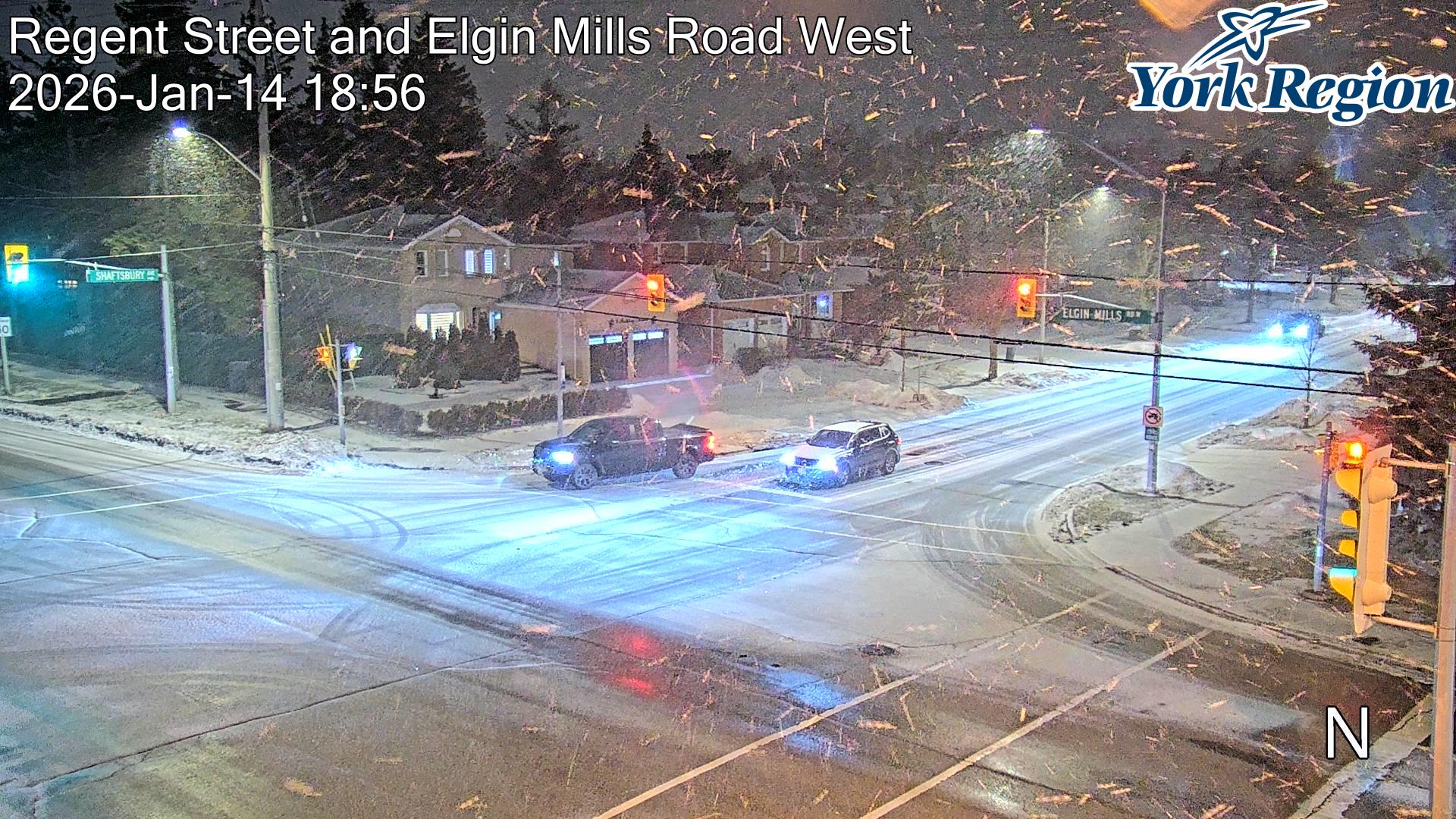 Elgin Mills Road at Regent Street