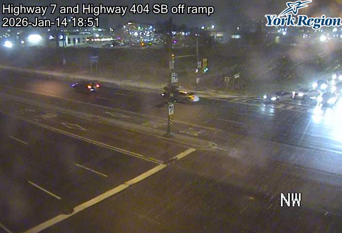 Highway 7 and Highway 404 SB Off Ramp