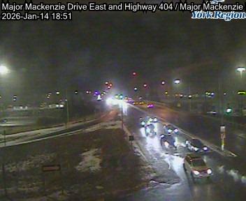 Highway 404 and Major Mackenzie Drive NB